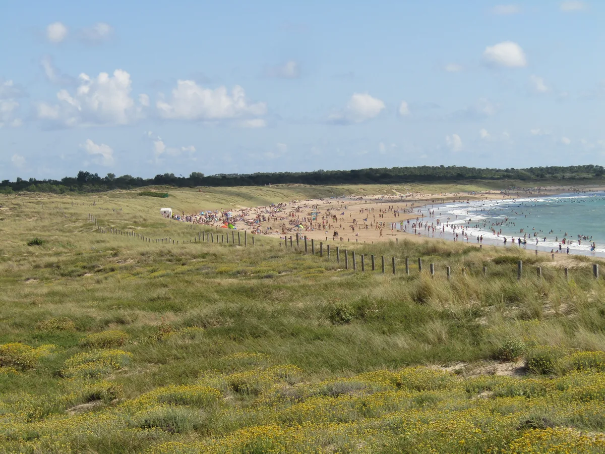 Plage des Huttes, Saint-Denis-d'Oléron, Nouvelle-Aquitaine, France