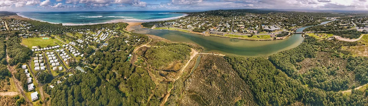 Plage d'Anglesea, Anglesea, Great Ocean Road, Australie — 4