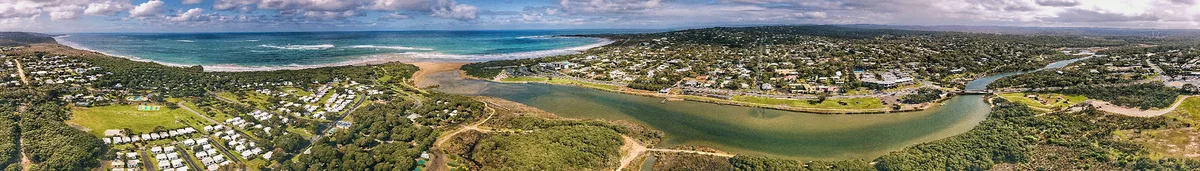 Plage d'Anglesea, Anglesea, Great Ocean Road, Australie — 5