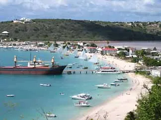 Sandy Ground Beach, Sandy Ground, Leeward Islands, Anguilla