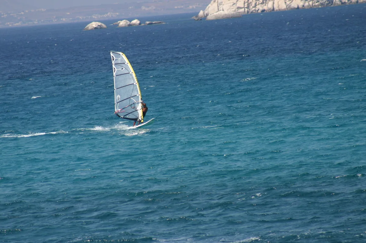 Plage de la Mikri Vigla, Cyclades, Grèce — 2