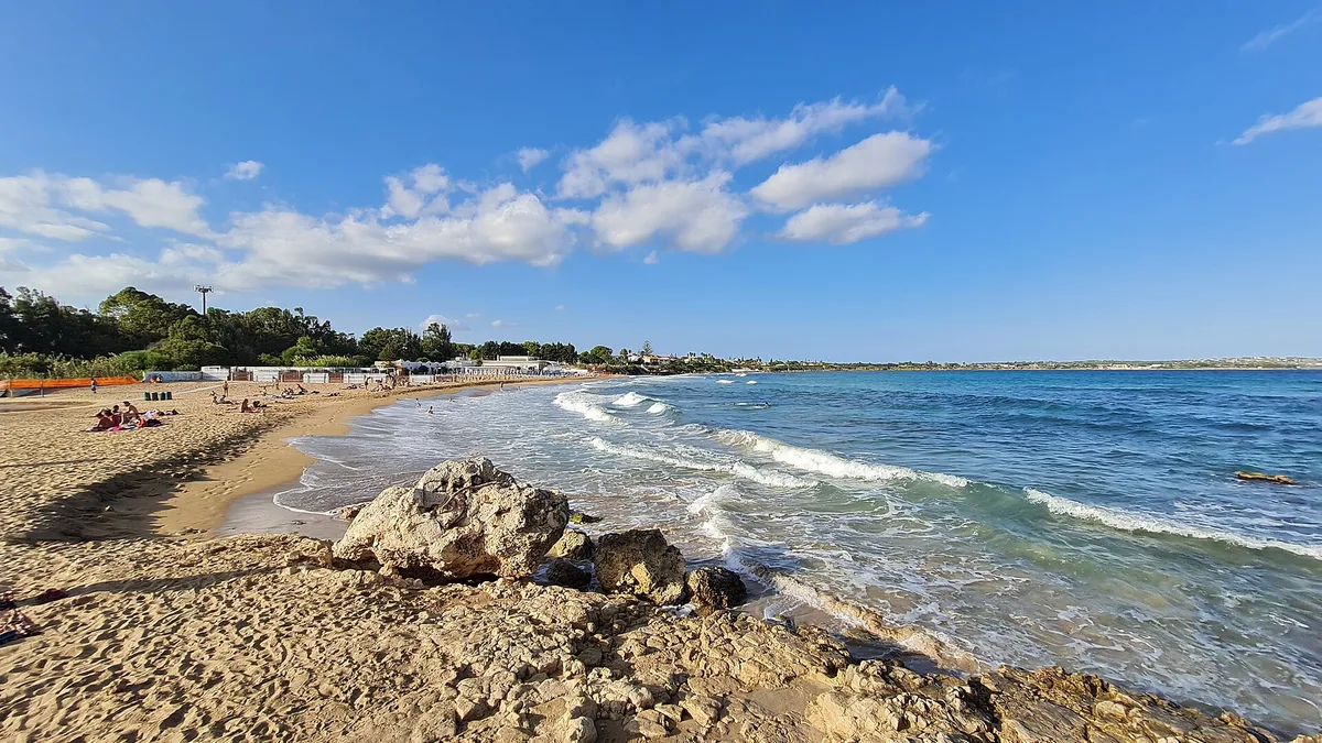 Plage de l'Arenella, Syracuse, Sicily, Italie — 2