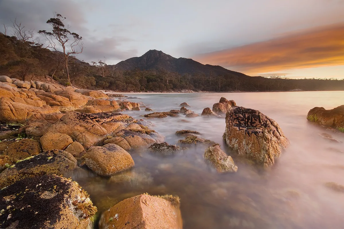 Hazards Beach, Coles Bay, Tasmania, Australie — 6