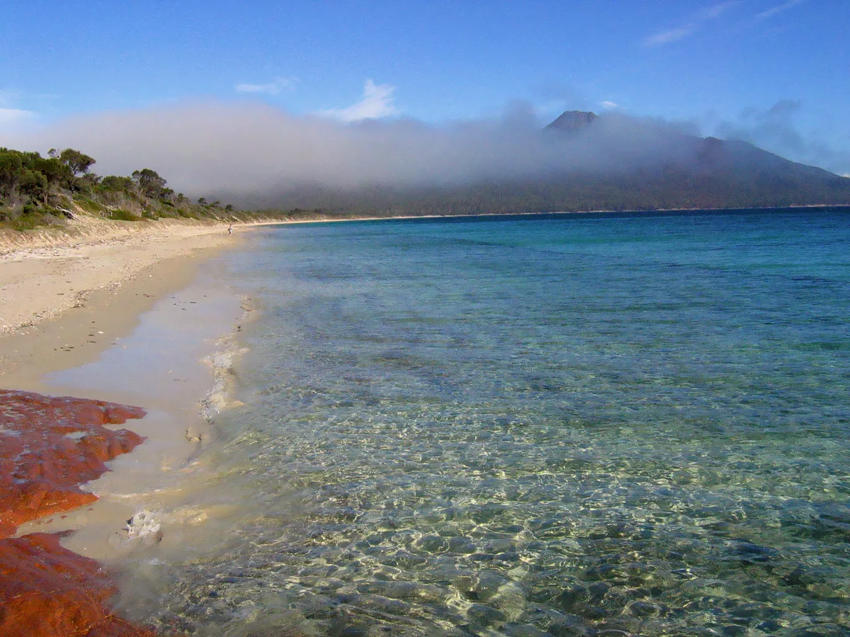 Hazards Beach, Coles Bay, Tasmania, Australie