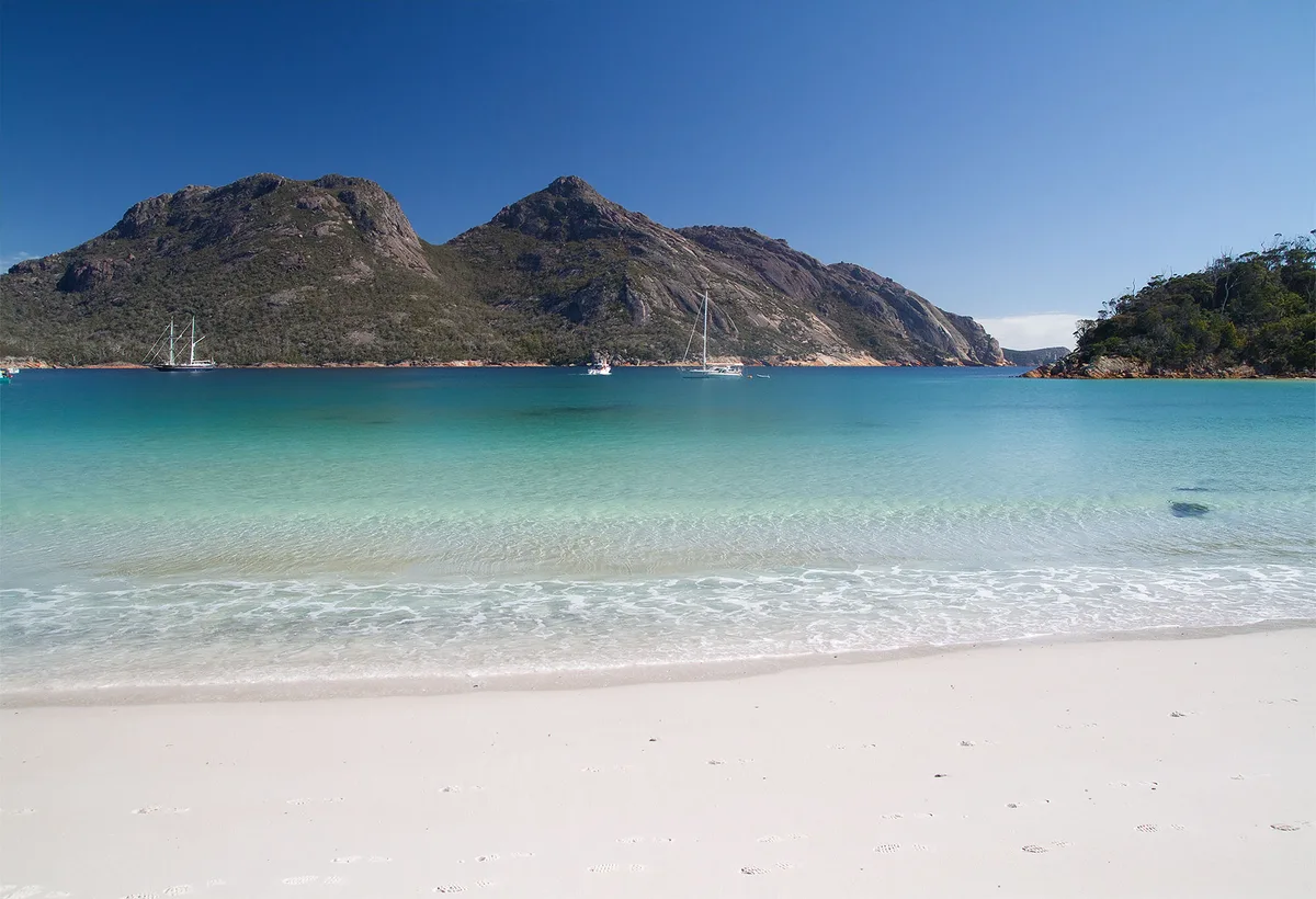 Hazards Beach, Coles Bay, Tasmania, Australie — 5