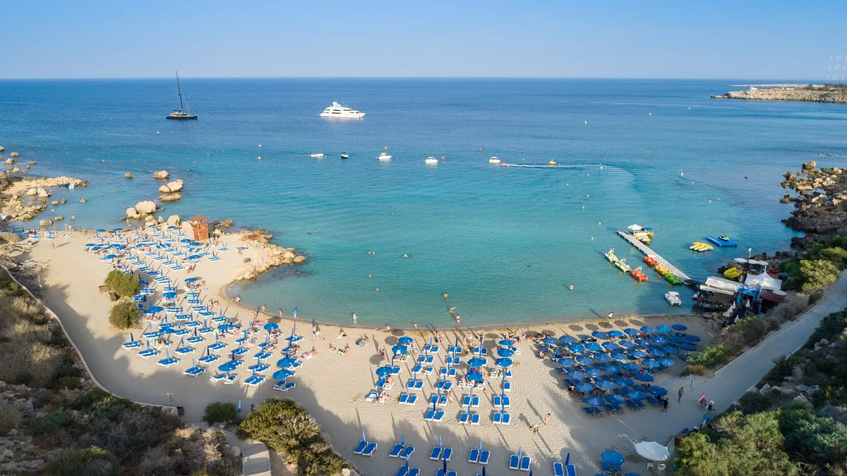 Plage de Konnos, Cyprus, Chypre — 2