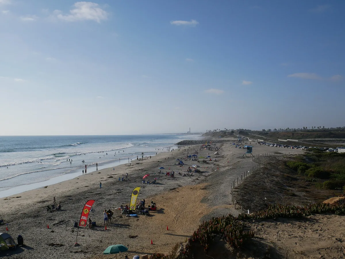 Plage de Ponto, Carlsbad, California Coast, États-Unis — 4