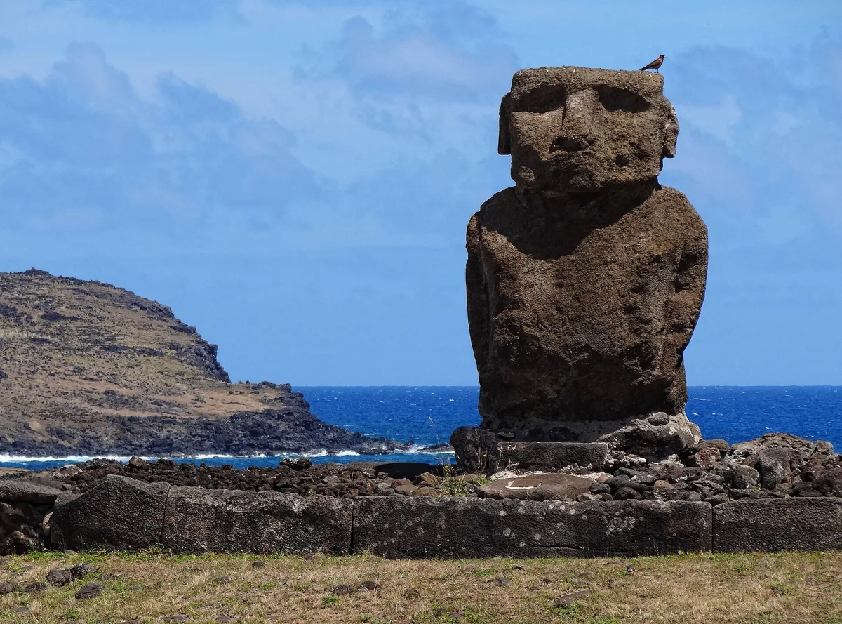 Plage de Hanga Rau, Isla de Pascua, Chilean Pacific, Chili — 3