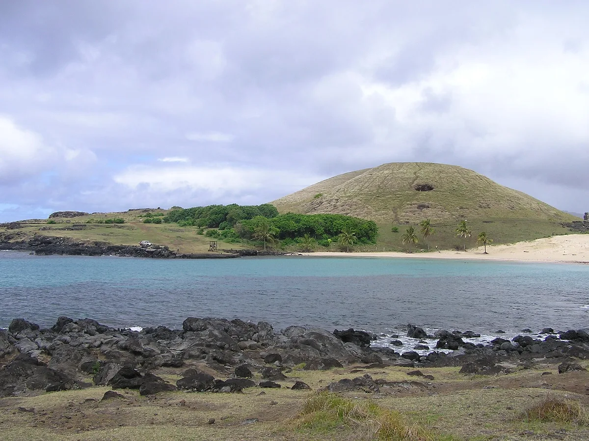 Plage de Hanga Rau, Isla de Pascua, Chilean Pacific, Chili — 5