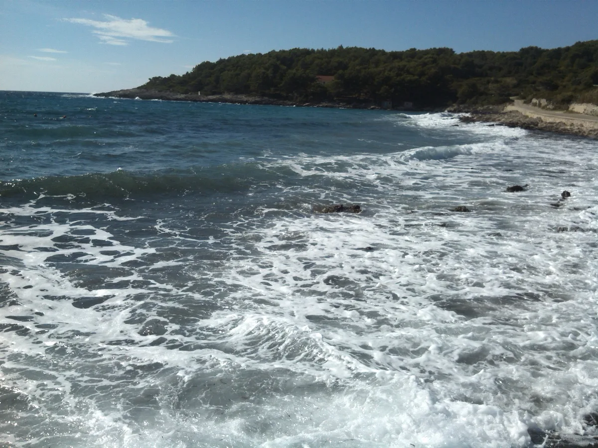 Plage de Pržina, Lumbarda, Adriatic Islands, Croatie — 5