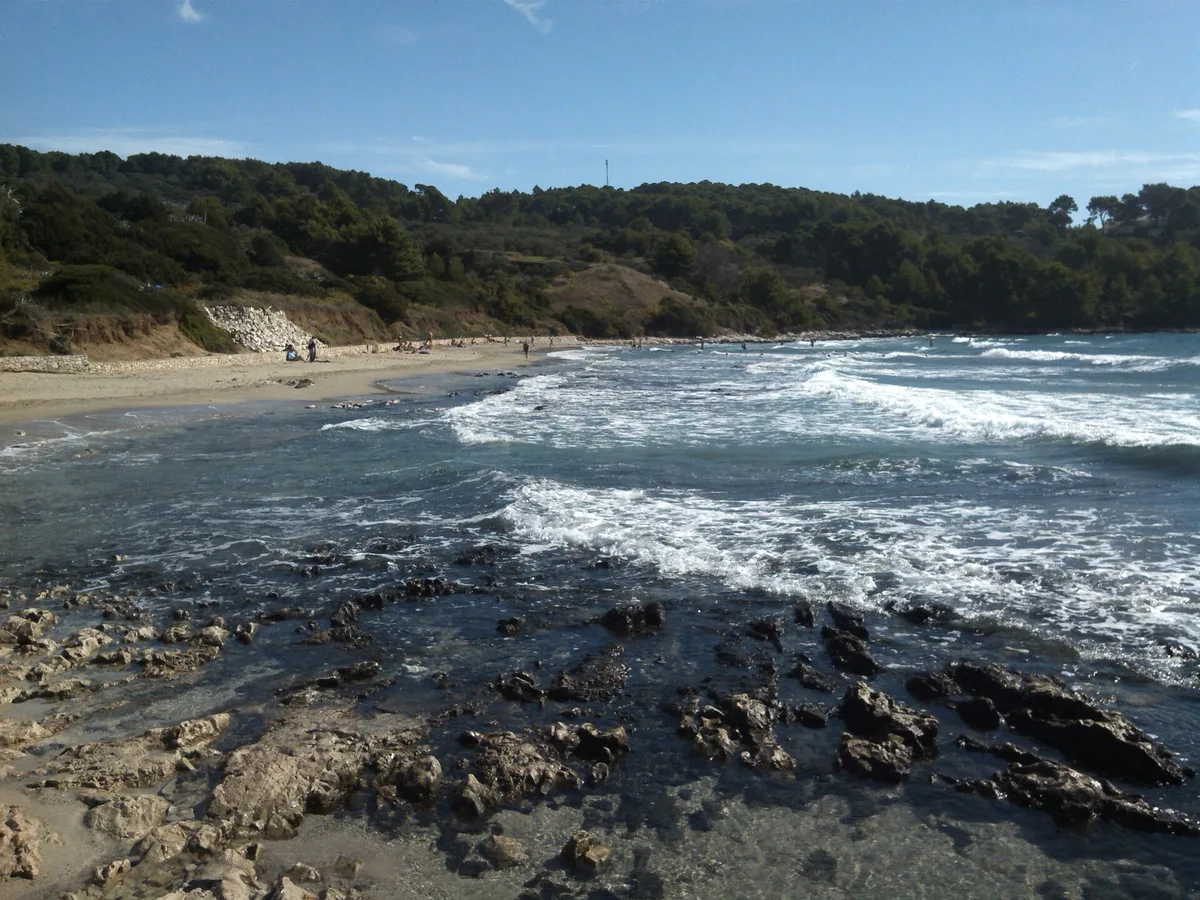 Plage de Pržina, Lumbarda, Adriatic Islands, Croatie — 3