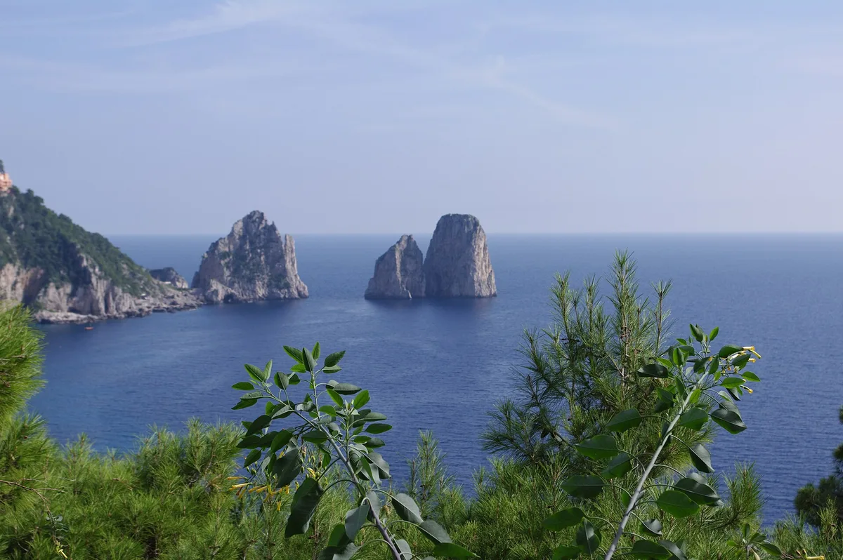 Plage de Marina Piccola, Capri, Campania, Italie — 2