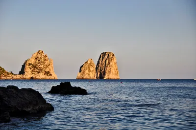 Plage de Marina Piccola, Capri, Campania, Italie — 4