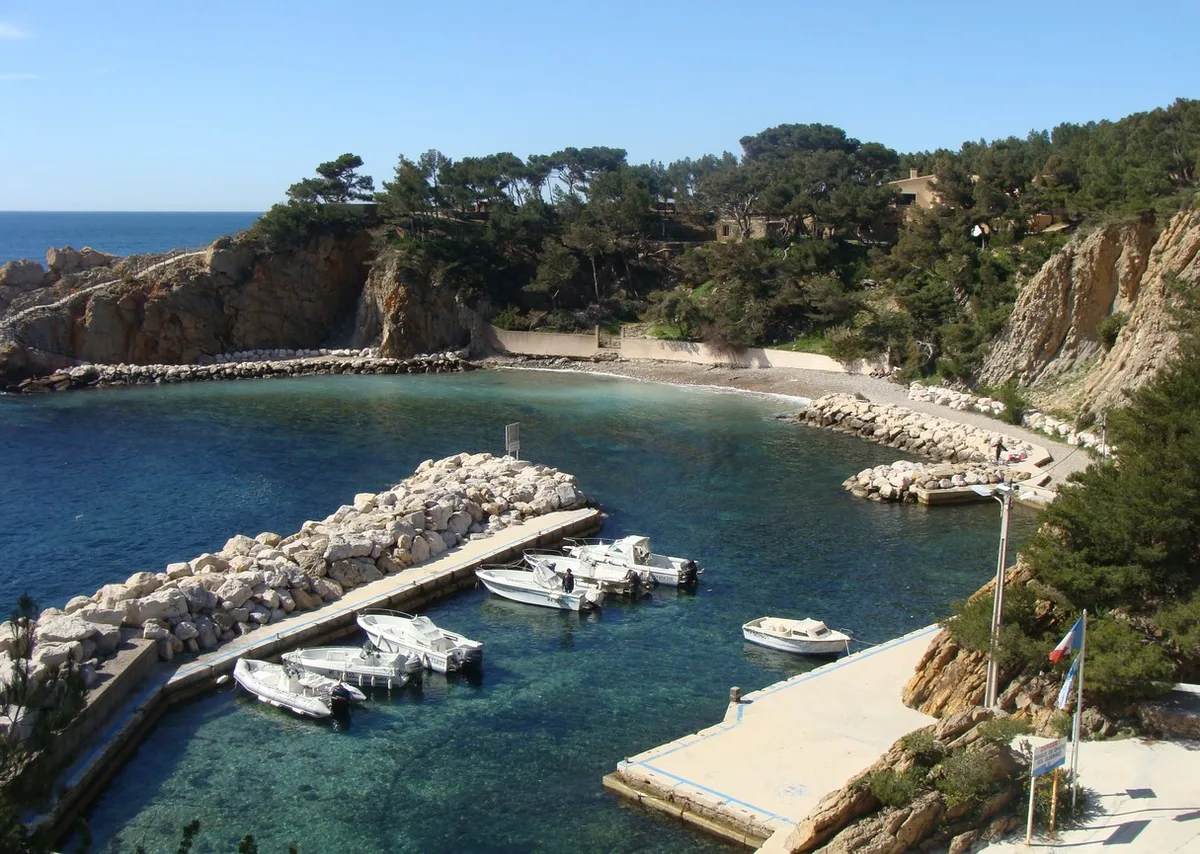 Playa de Calanque de la Redonne, Ensuès-la-Redonne, Provence-Alpes-Côte d'Azur, Francia — 5