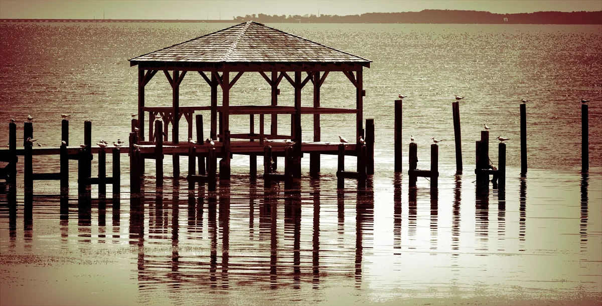 Duck Soundside Beach, Town of Duck, US East Coast, United States — 3