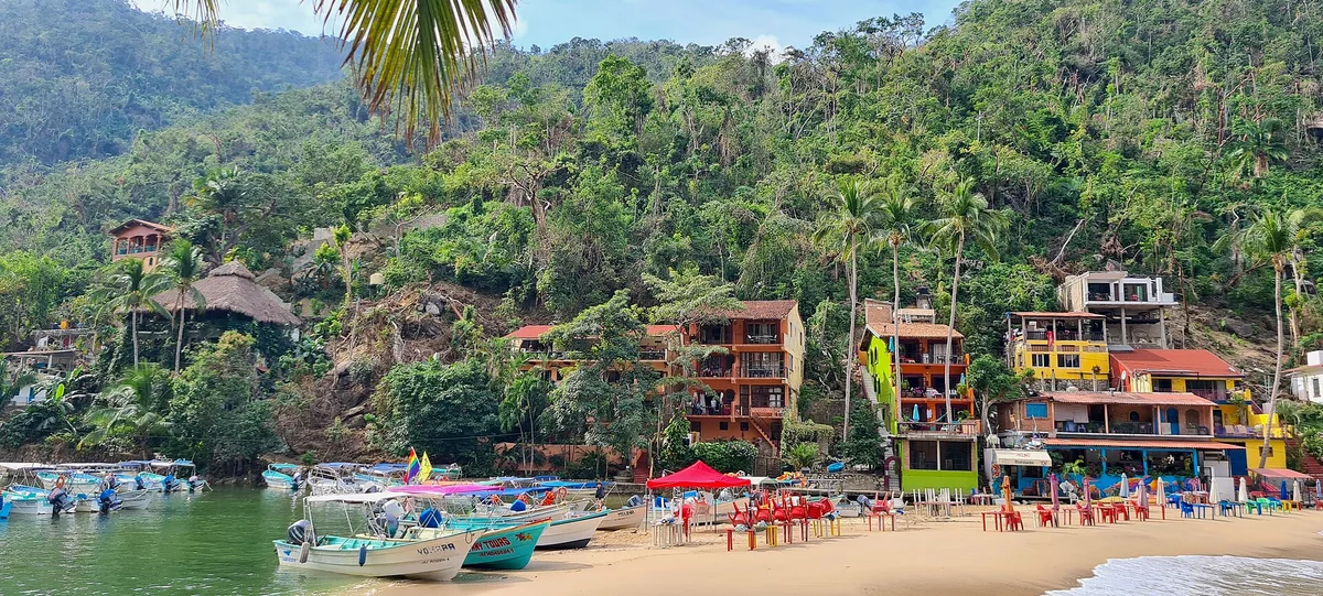 Plage de Boca de Tomatlán, Puerto Vallarta, Mexican Pacific, Mexique — 2