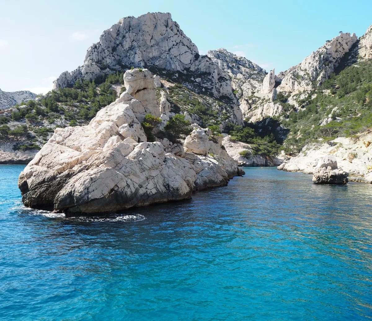 Playa de la Calanque de Sugiton, Marseille, Provence-Alpes-Côte d'Azur, Francia