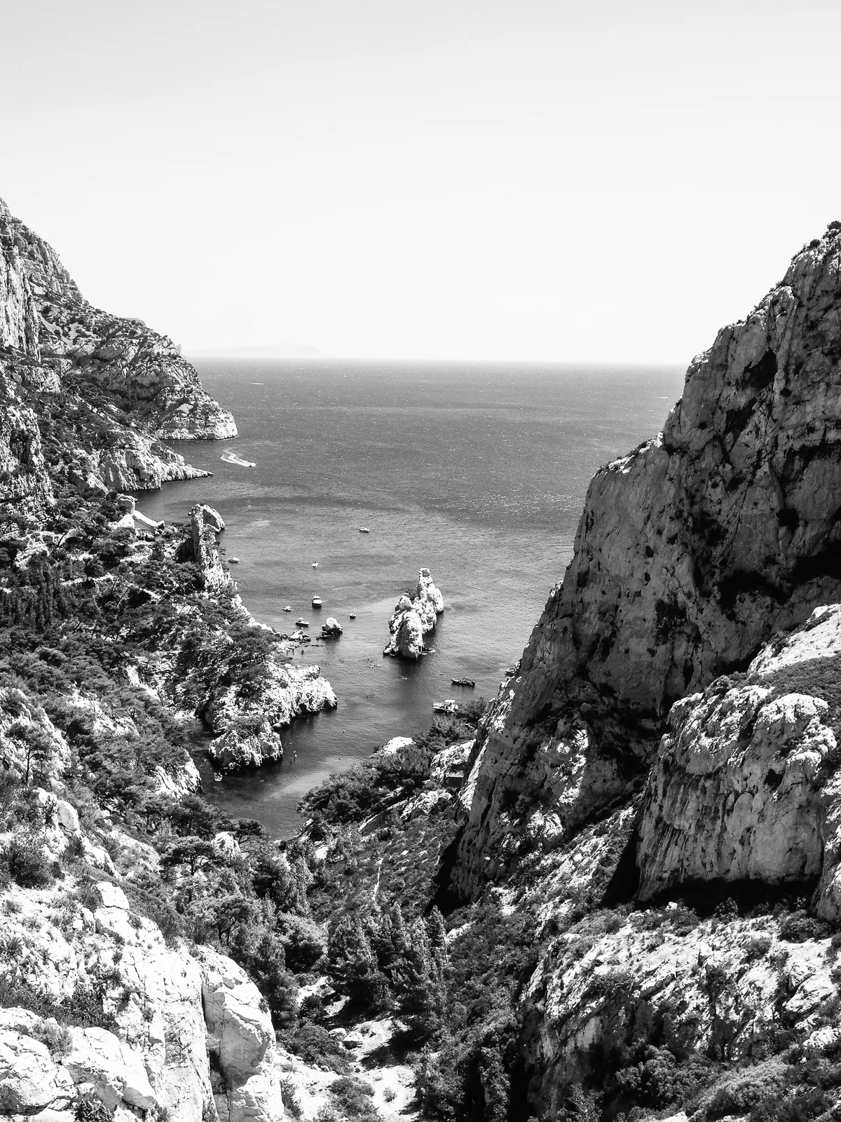 Playa de la Calanque de Sugiton, Marseille, Provence-Alpes-Côte d'Azur, Francia — 2