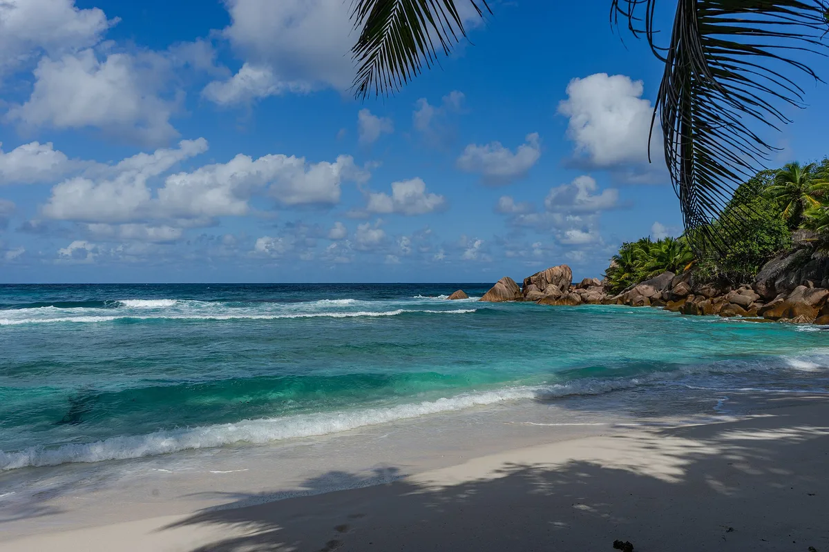 Plage de l'Anse Caïman, La Digue, Seychelles Inner Islands, Seychelles — 2