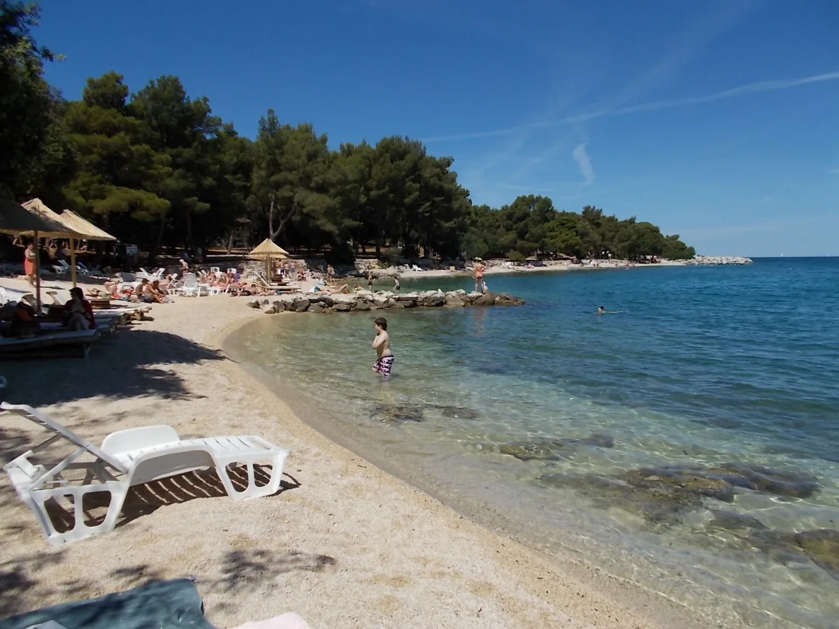 Plage de Zlatni rt, Rovinj, Istria, Croatie — 3