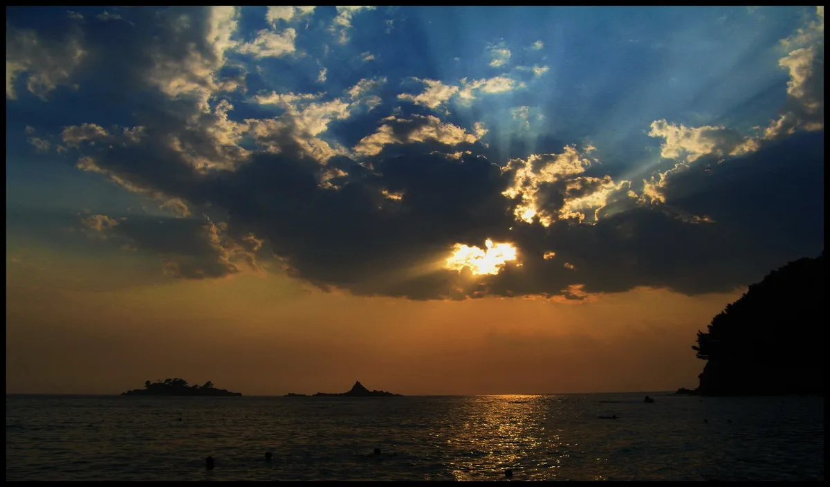 Plage de Petrovac, Budva, Adriatic Coast, Montenegro — 2