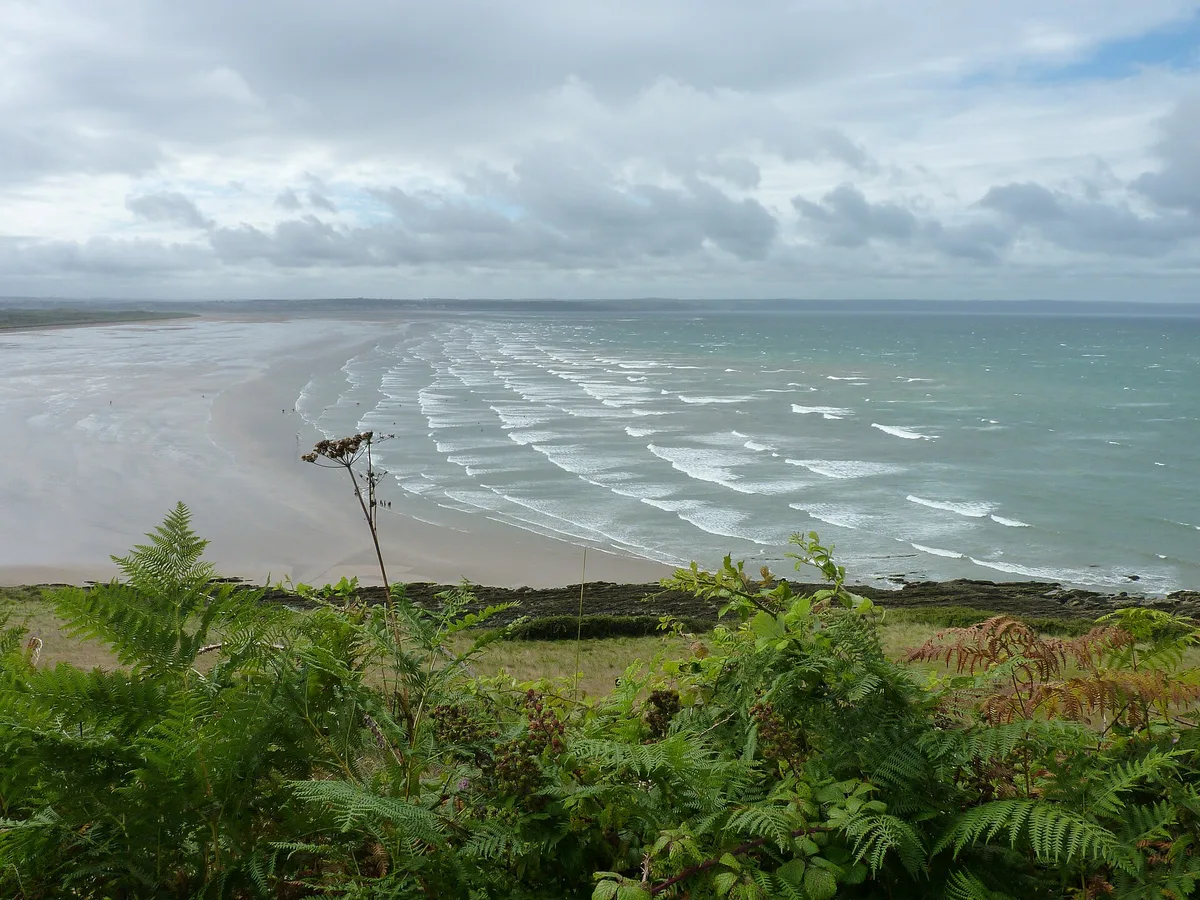 Spiaggia di Saunton Sands, Braunton, British Coast, Regno Unito — 4