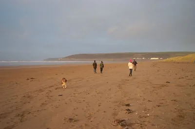 Spiaggia di Saunton Sands, Braunton, British Coast, Regno Unito — 5