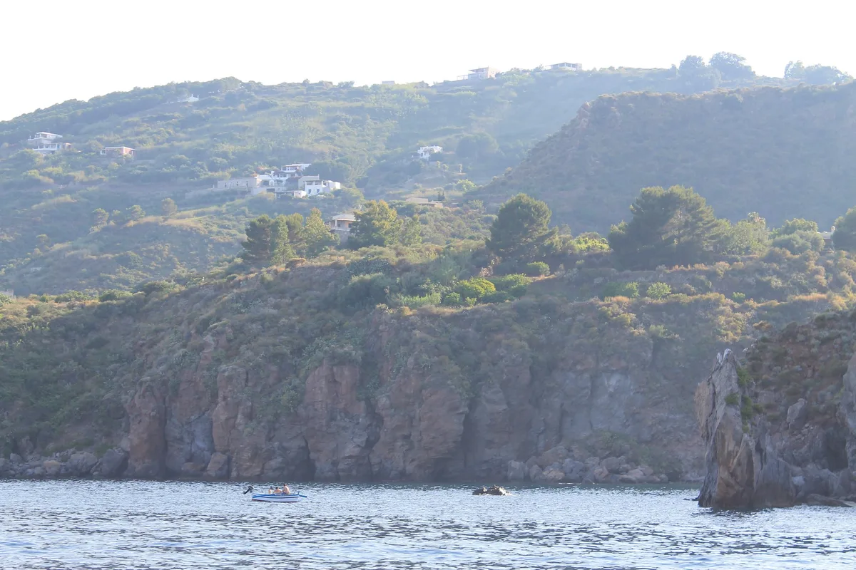 Plage de la Forbice, Lipari, Sicily, Italie — 4