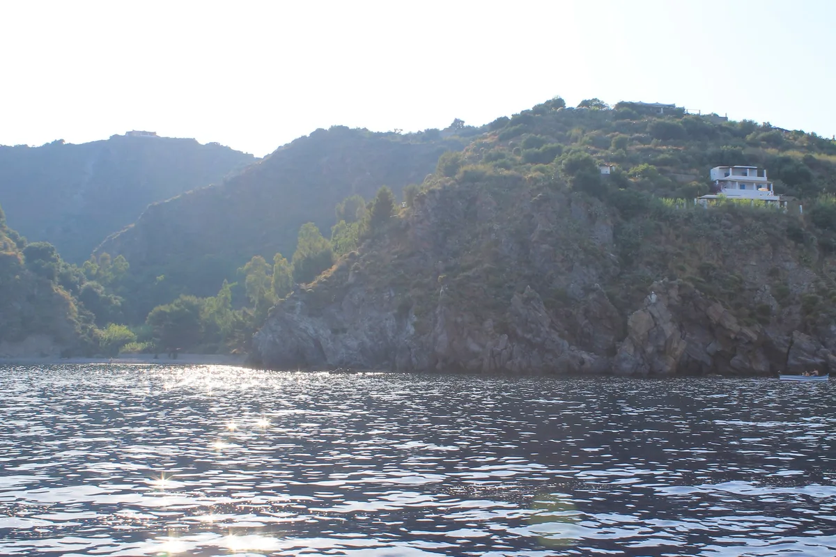 Plage de la Forbice, Lipari, Sicily, Italie — 6