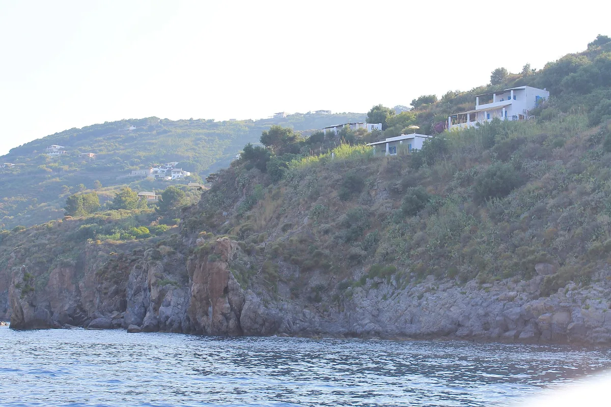 Plage de la Forbice, Lipari, Sicily, Italie
