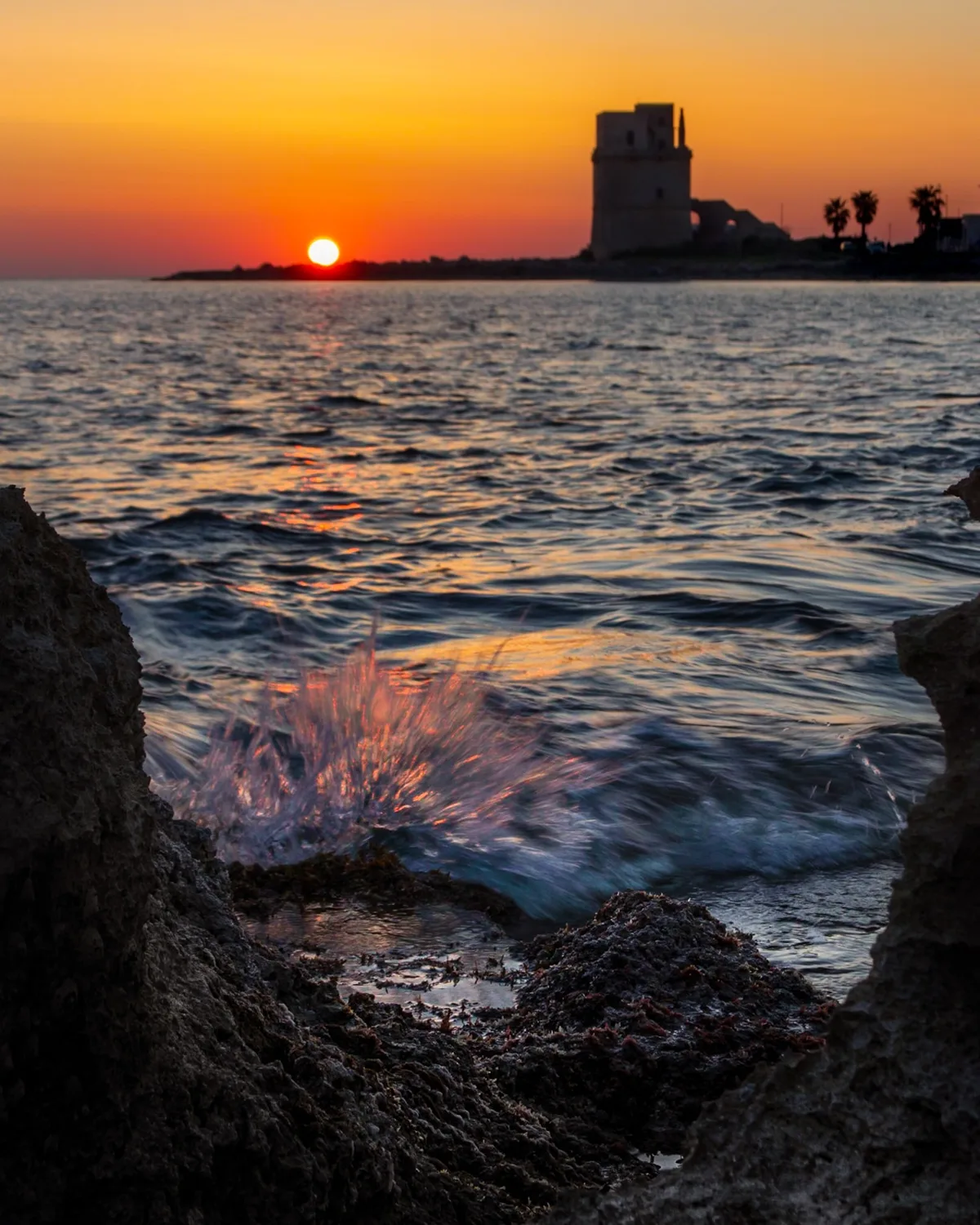 Plage de Torre Colimena, Manduria, Puglia, Italie — 2