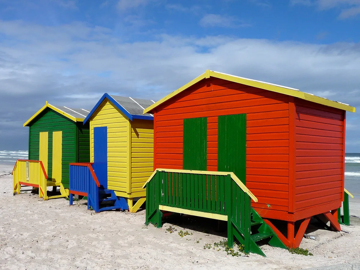 Plage de Muizenberg, City of Cape Town, Western Cape, Afrique du Sud