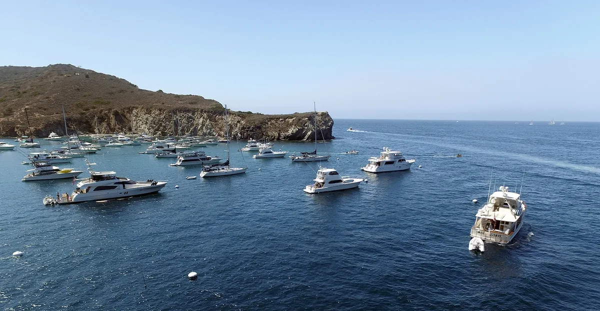 Plage de Cherry Cove, Two Harbors, California Islands, États-Unis — 5