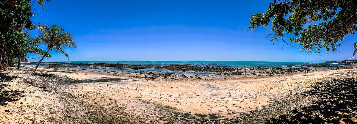 Plage de Curuípe, Prado, Brazilian Atlantic, Brésil — 2