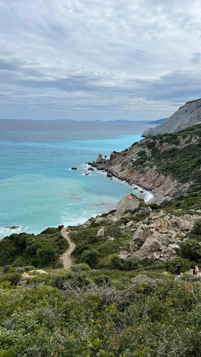 Praia de Kastro, Skiathos, Sporades, Grécia — 2