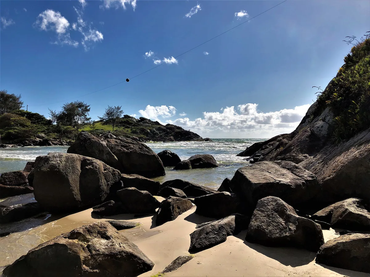 Plage du Matadeiro, Florianópolis, Brazilian Atlantic, Brésil — 5