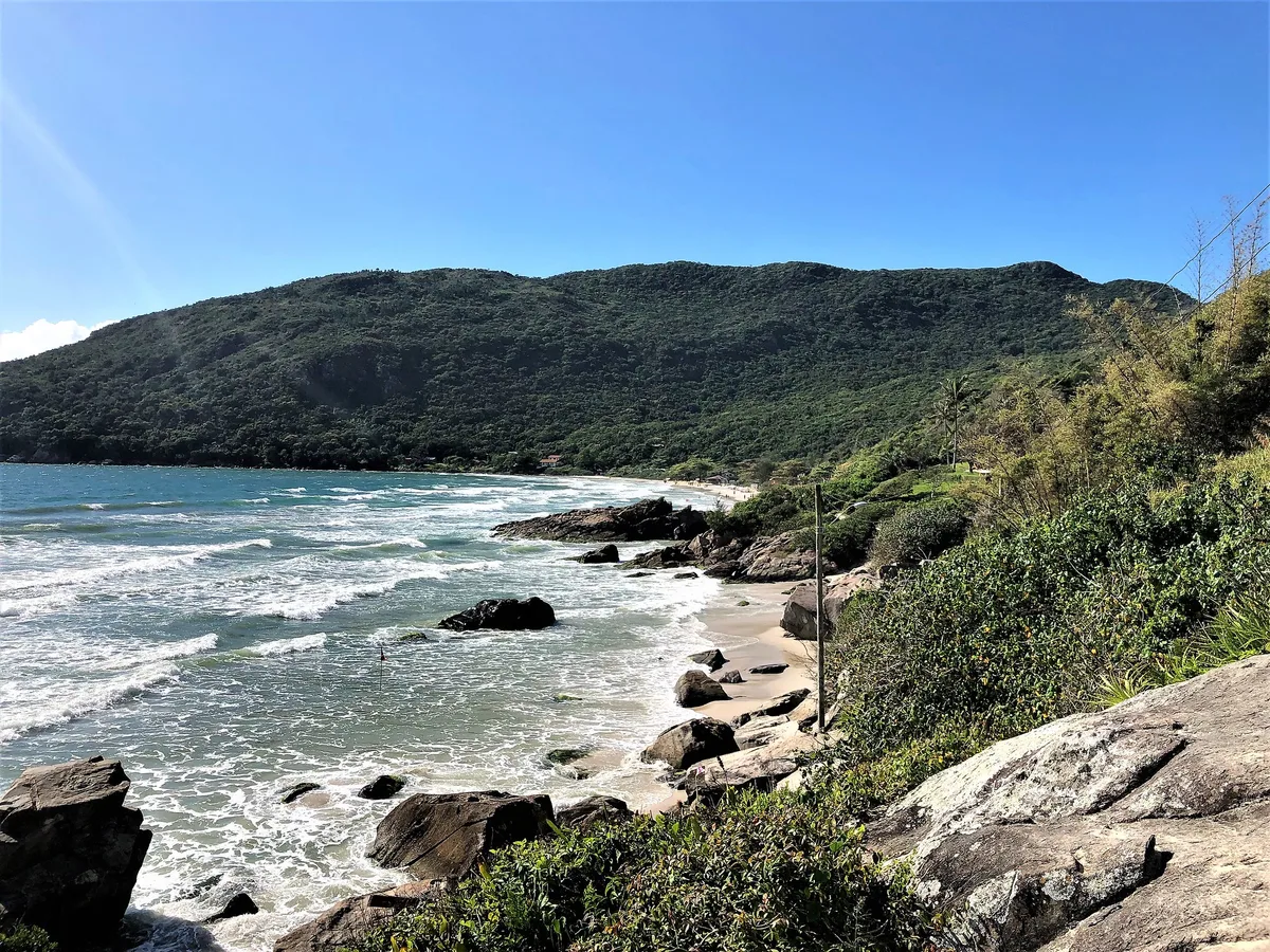 Plage du Matadeiro, Florianópolis, Brazilian Atlantic, Brésil — 2