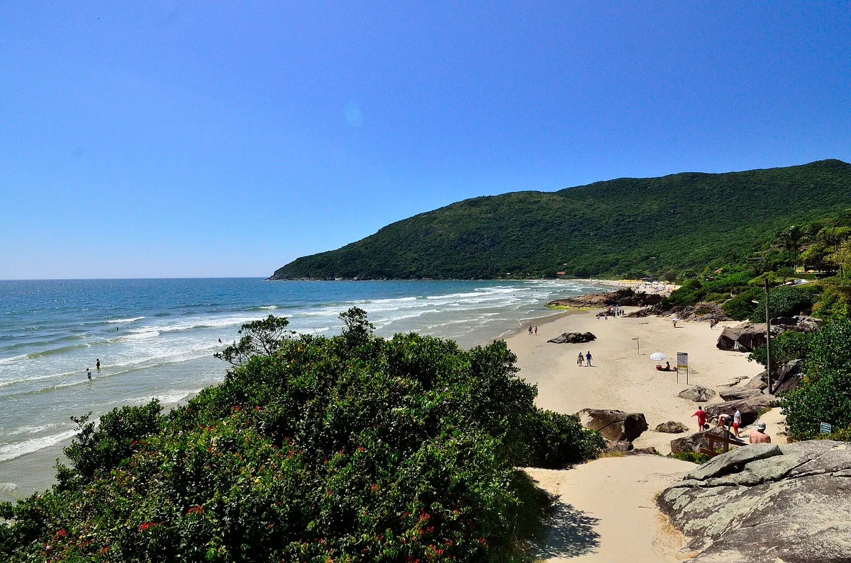 Plage du Matadeiro, Florianópolis, Brazilian Atlantic, Brésil