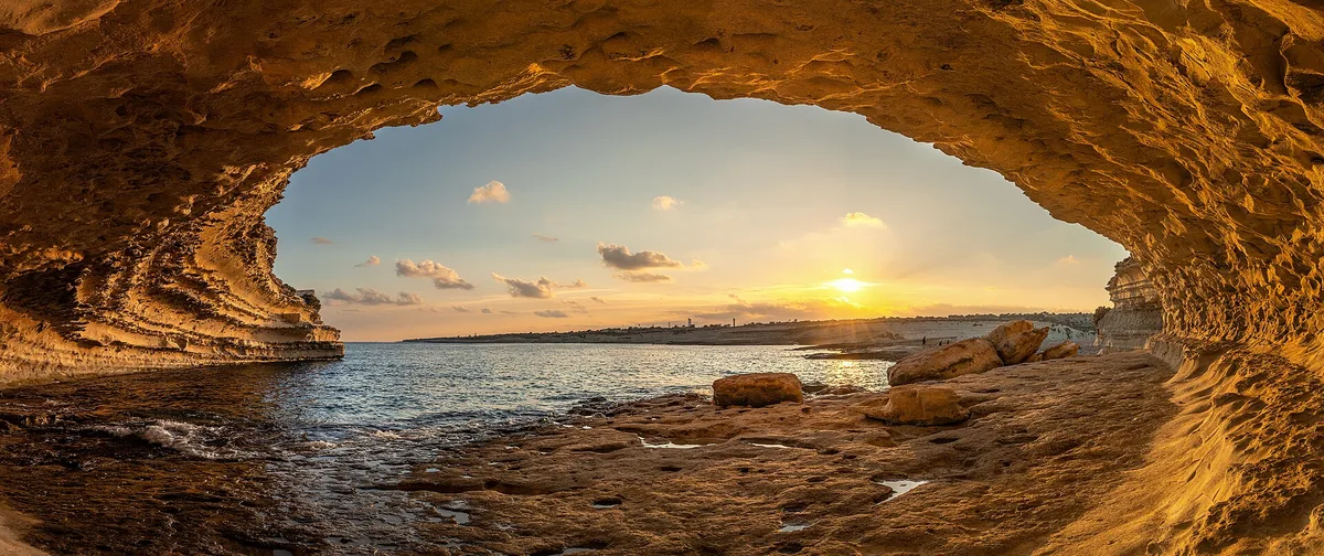 Xrobb l-Għaġin-Strand, Marsaxlokk, Maltese Islands, Malta