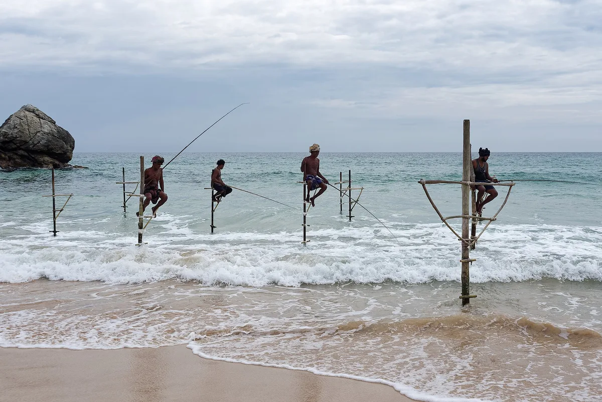 Spiaggia di Kataluwa, Kataluwa, Southern Province, Sri Lanka — 2
