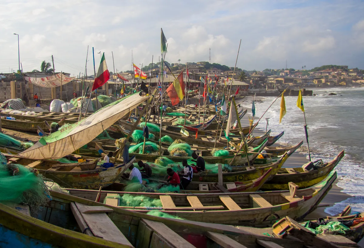Cape Coast Castle Beach, Cape Coast Metropolitan, Central Region, Ghana — 2