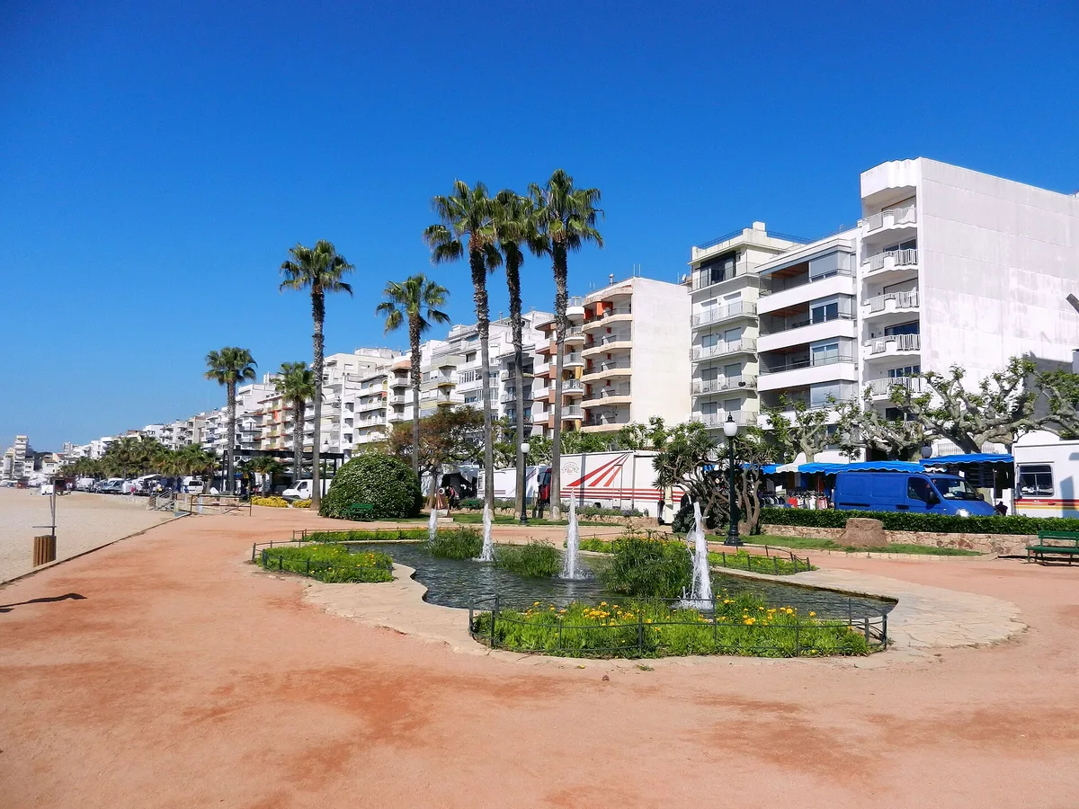 Playa de Blanes, Blanes, Catalonia, España