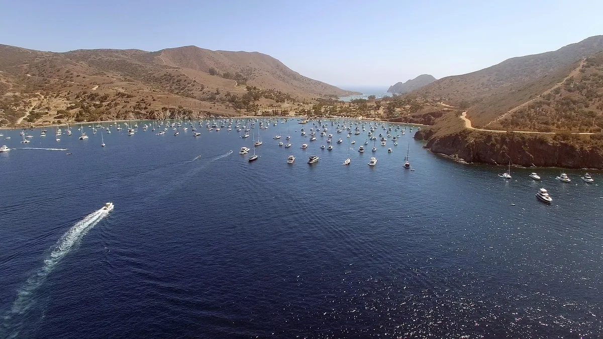 Plage de Catalina Harbor, Two Harbors, California Islands, États-Unis — 3