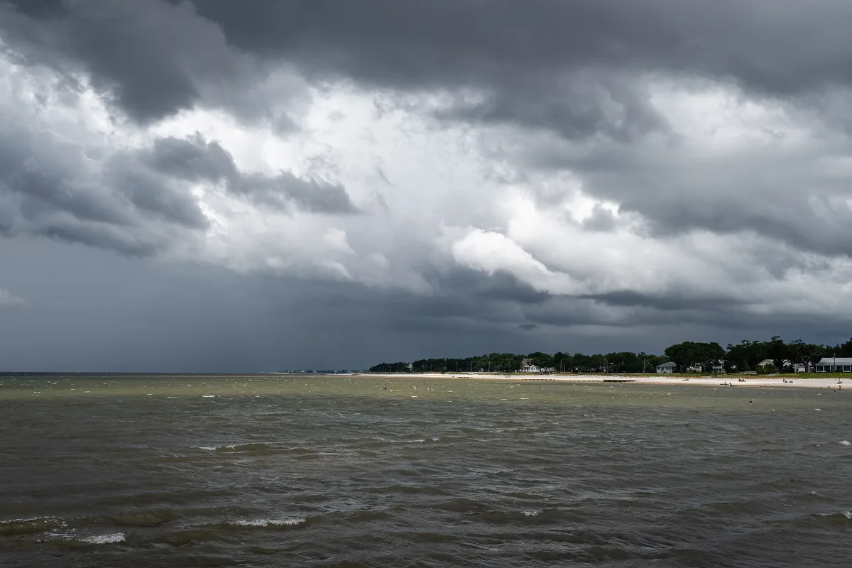 Bay St. Louis Beach, Bay St. Louis, US Gulf Coast, United States — 3