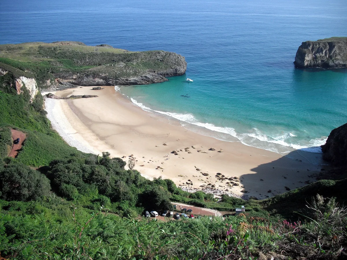 Andrín-Strand, Llanes, Asturias, Spanien — 4