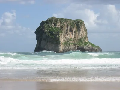 Andrín-Strand, Llanes, Asturias, Spanien — 3