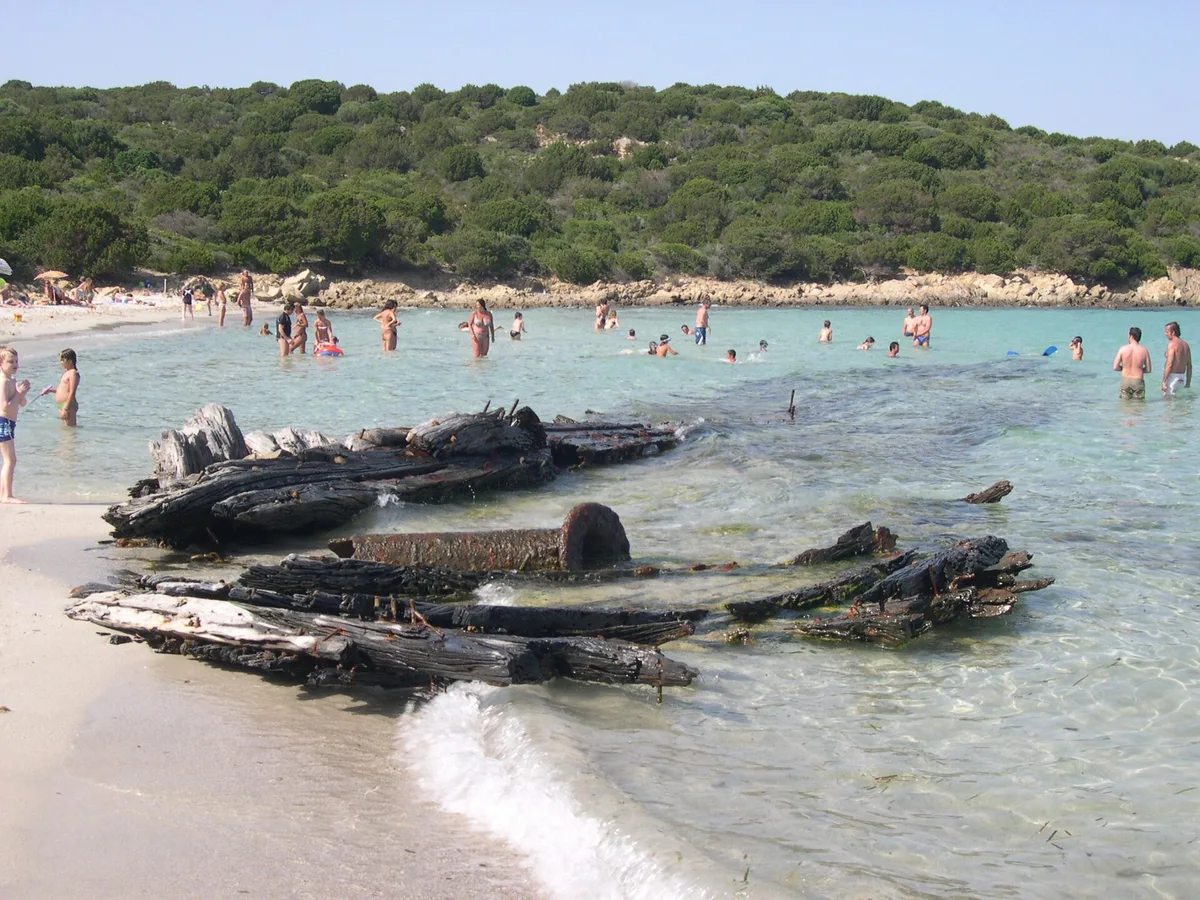 Plage du Relitto, La Maddalena, Sardinia, Italie — 2