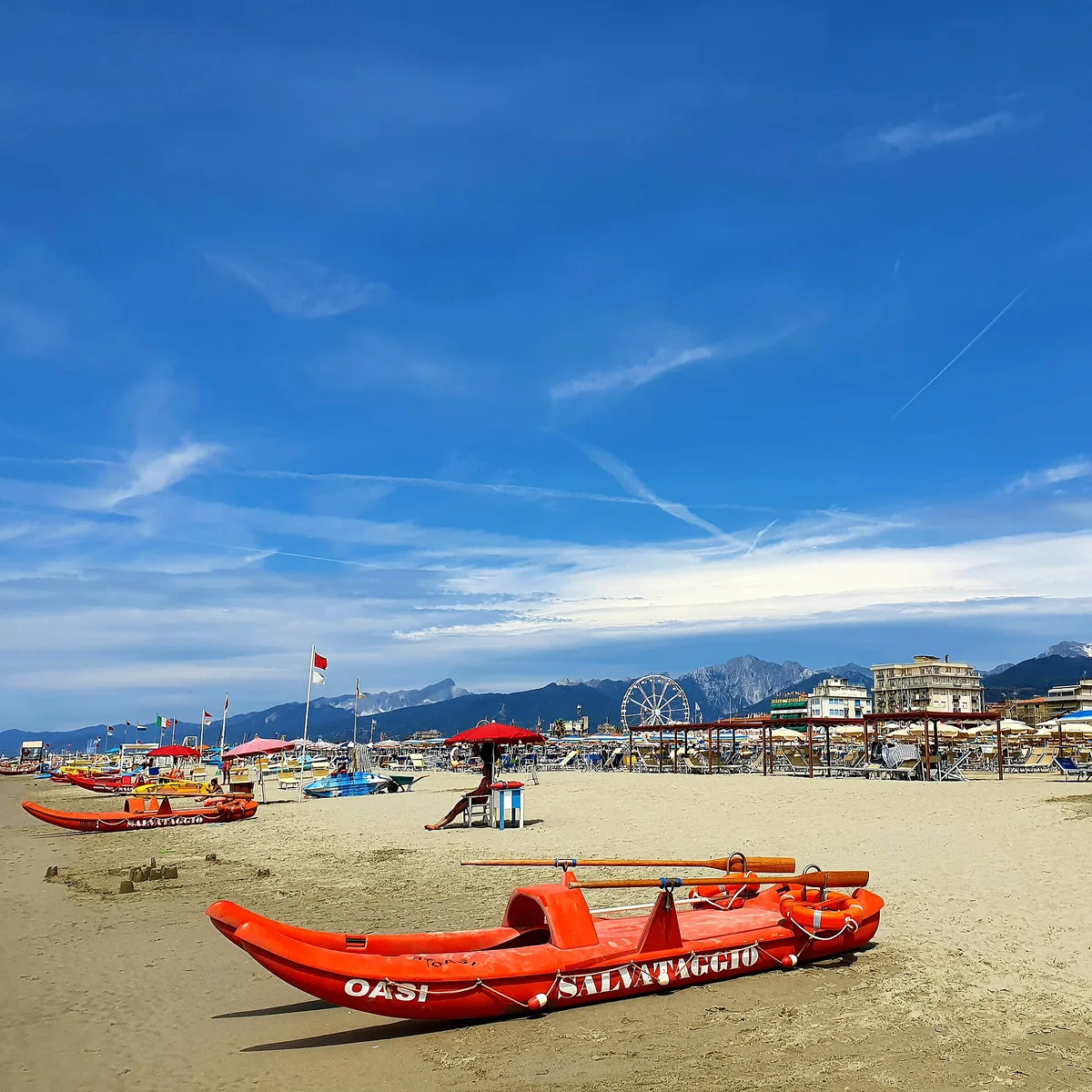 public free beach, Camaiore, Tuscany, Italia — 6