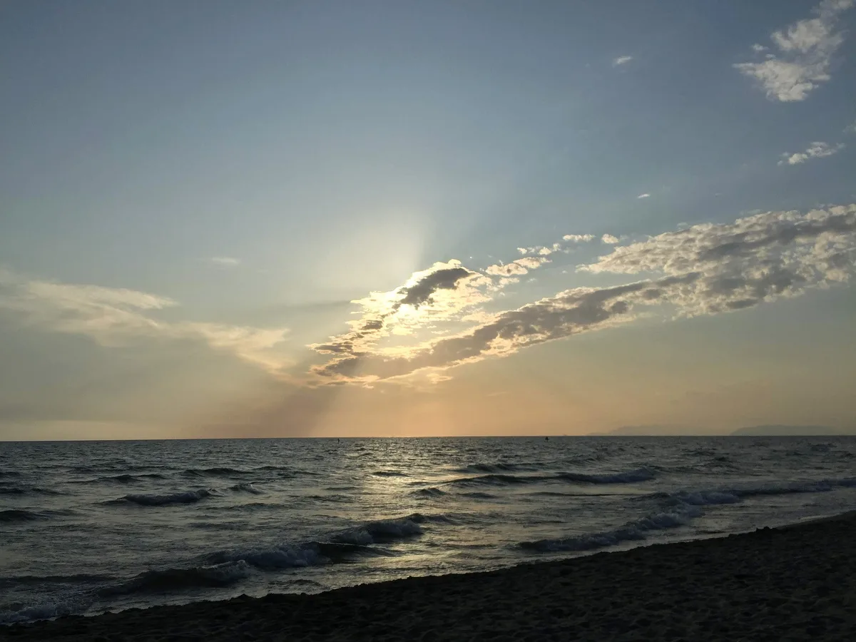 public free beach, Camaiore, Tuscany, Italia — 4