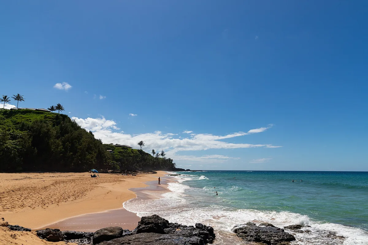 Kauapea-Strand, Kilauea, Hawaii, Vereinigte Staaten — 6